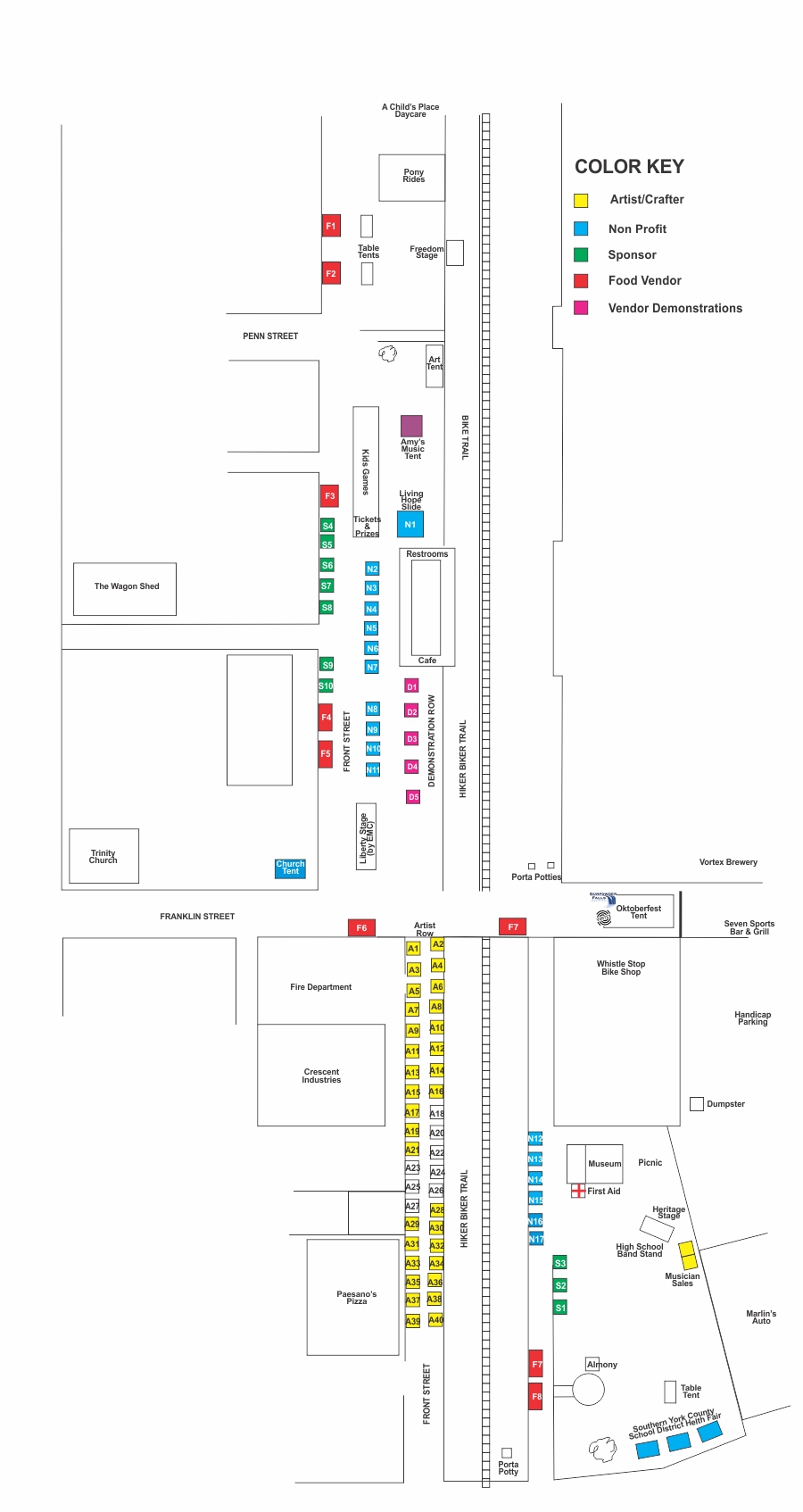 New Freedom Fest Site Plan